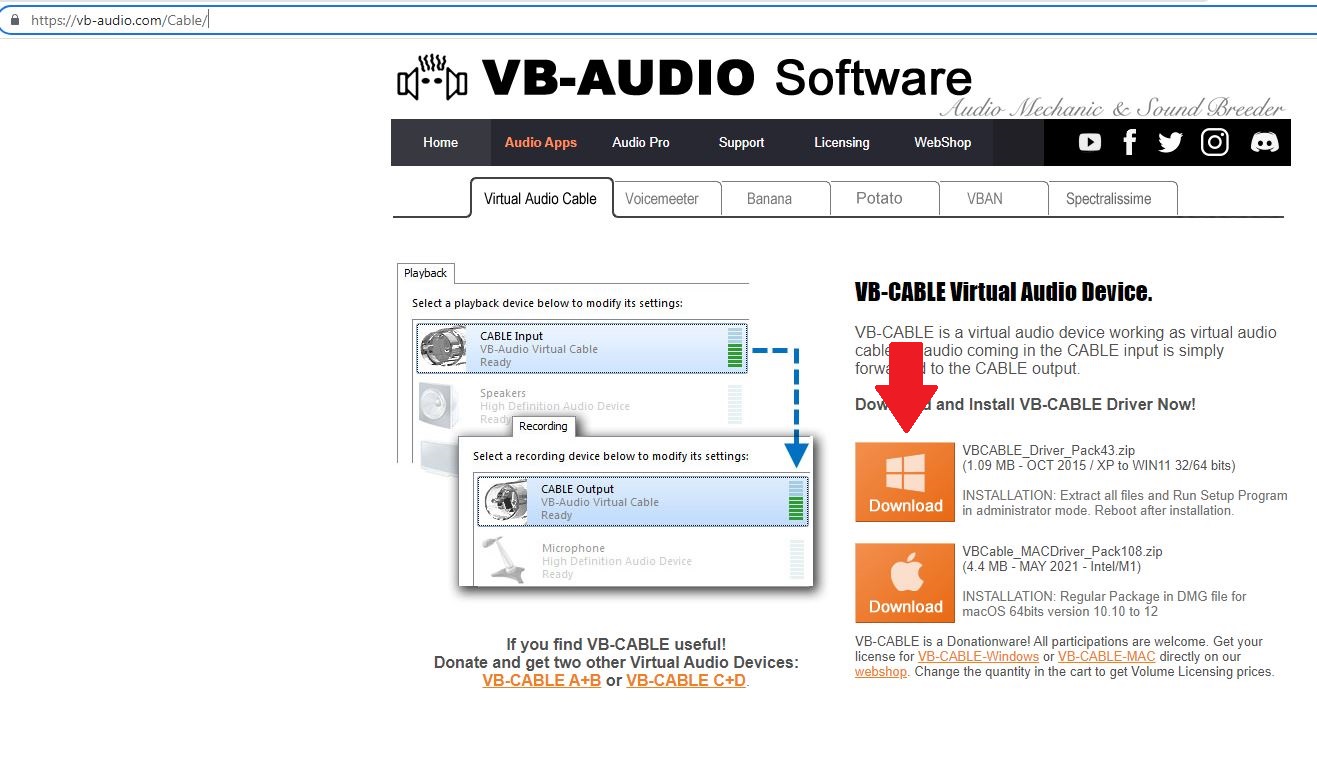 VB-Audio Virtual Apps